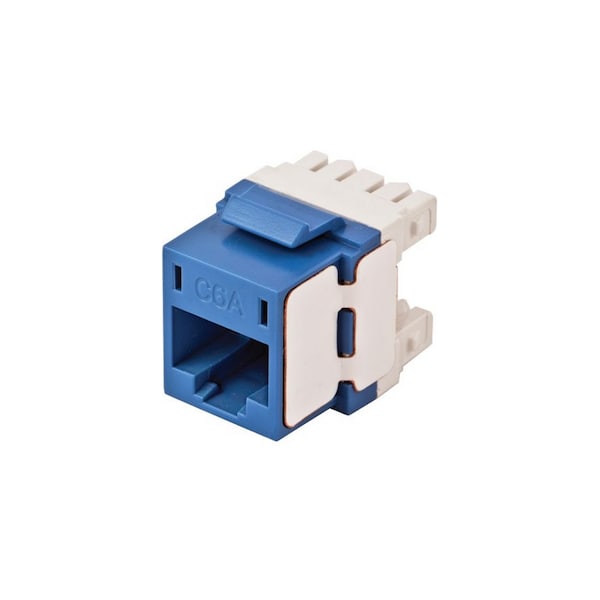 Hubbell Premise Wiring 1-PORT MOD JACK 110 8W8P UTP, T568A/B CAT6A ASCENT NEXTSPEED, GREEN HJ6AGN